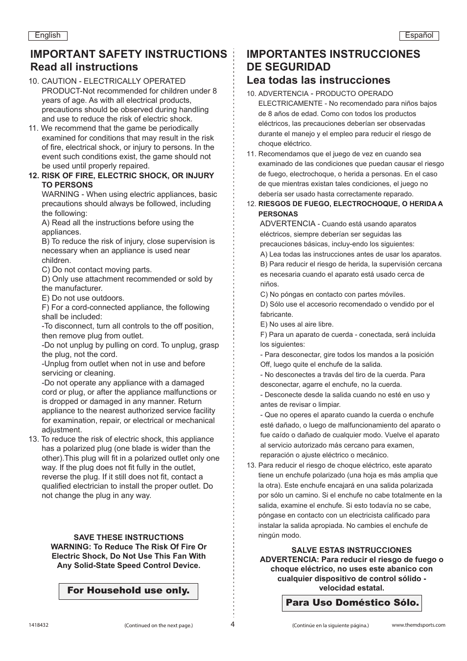 Medal Sports SH1418432 User Manual | Page 5 / 15