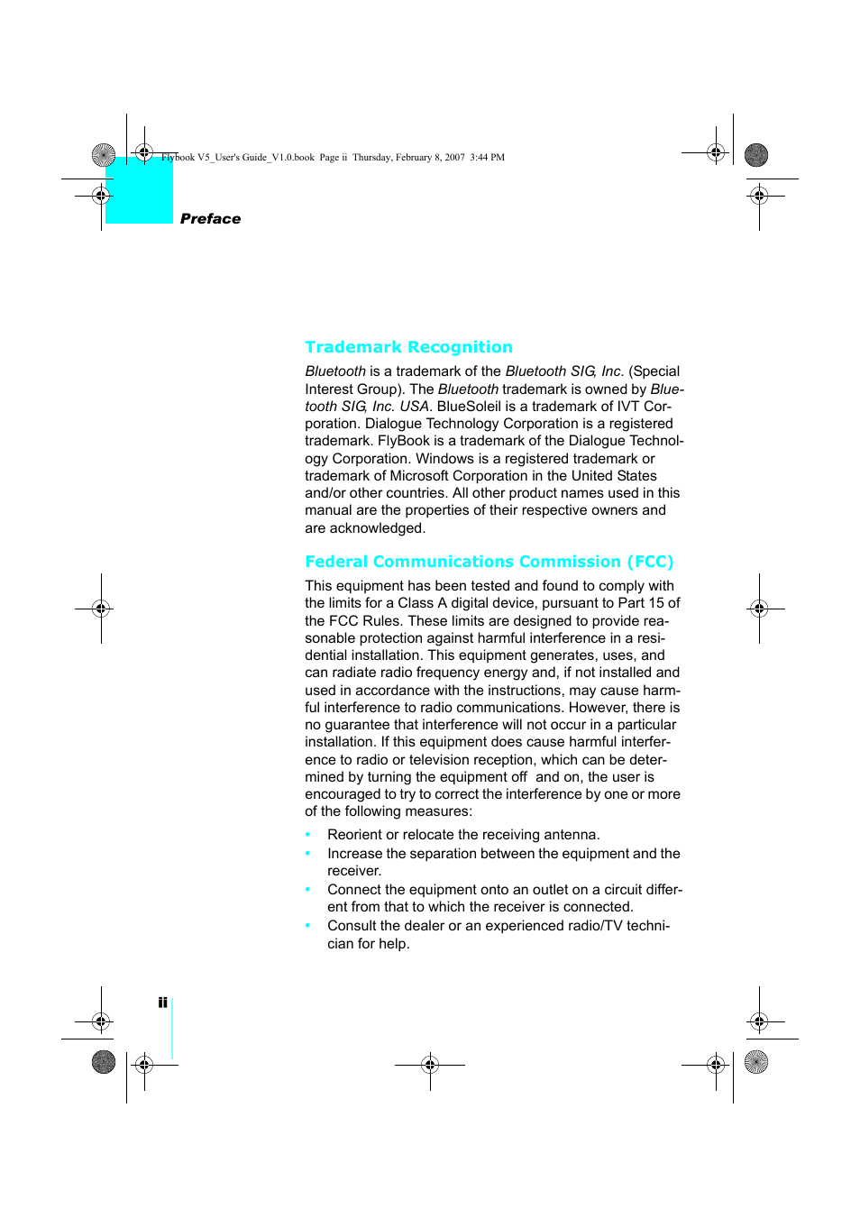 Dialogue Tech V5W1BBHA User Manual | Page 4 / 96