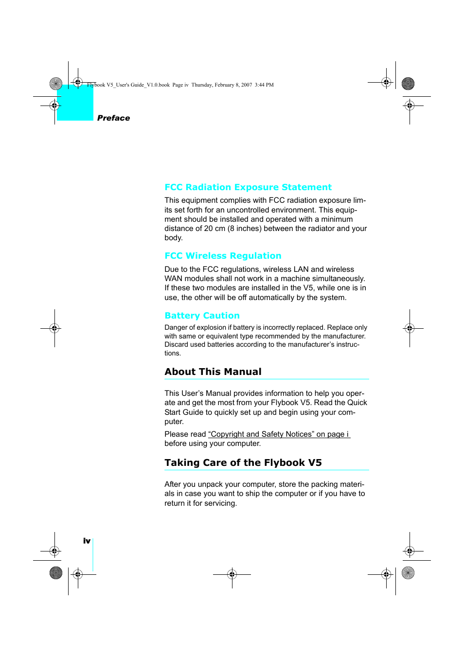 Dialogue Tech V5W1BBHA User Manual | Page 6 / 96