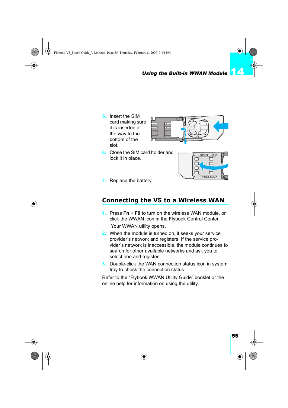 Connecting the v5 to a wireless wan | Dialogue Tech V5W1BBHA User Manual | Page 69 / 96