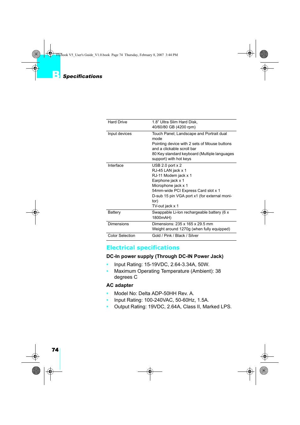 Dialogue Tech V5W1BBHA User Manual | Page 88 / 96