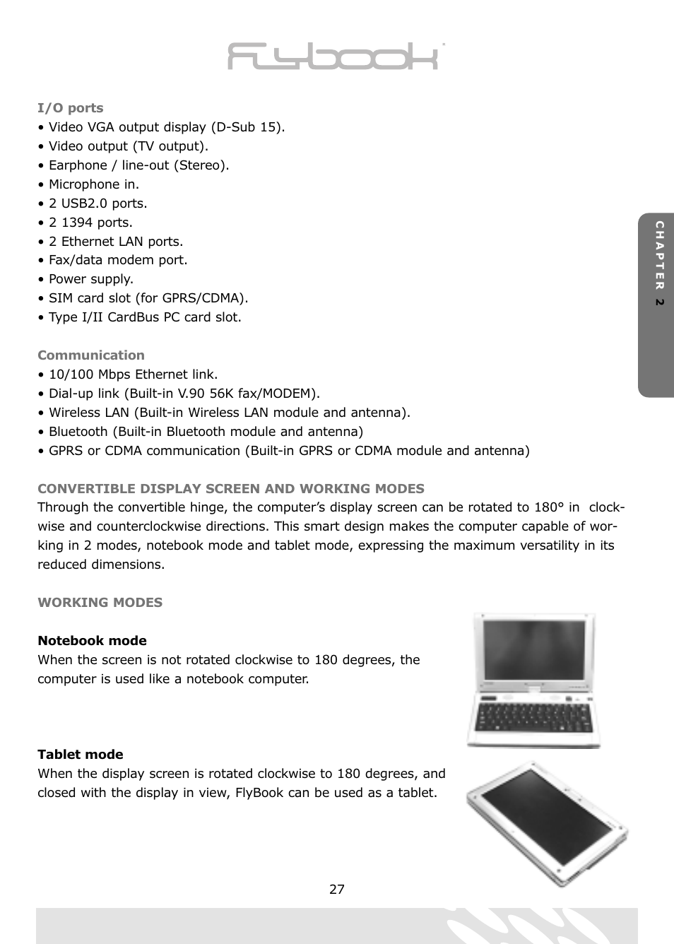 Dialogue Tech Flybook 3G Notebook PC User Manual | Page 27 / 84
