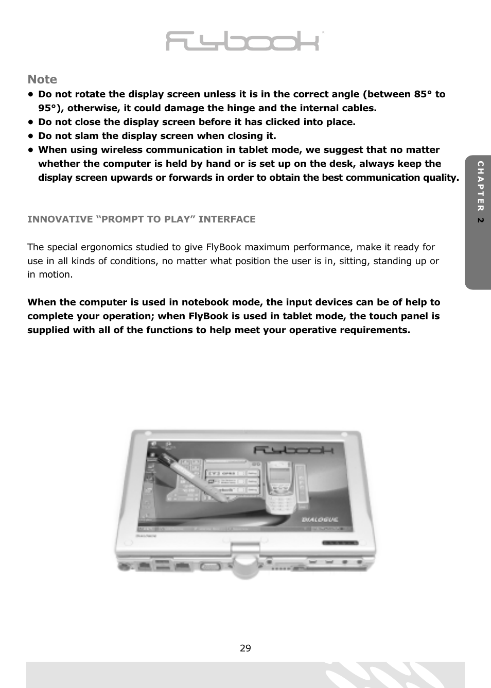 Dialogue Tech Flybook 3G Notebook PC User Manual | Page 29 / 84