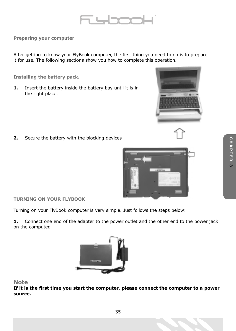 Dialogue Tech Flybook 3G Notebook PC User Manual | Page 35 / 84