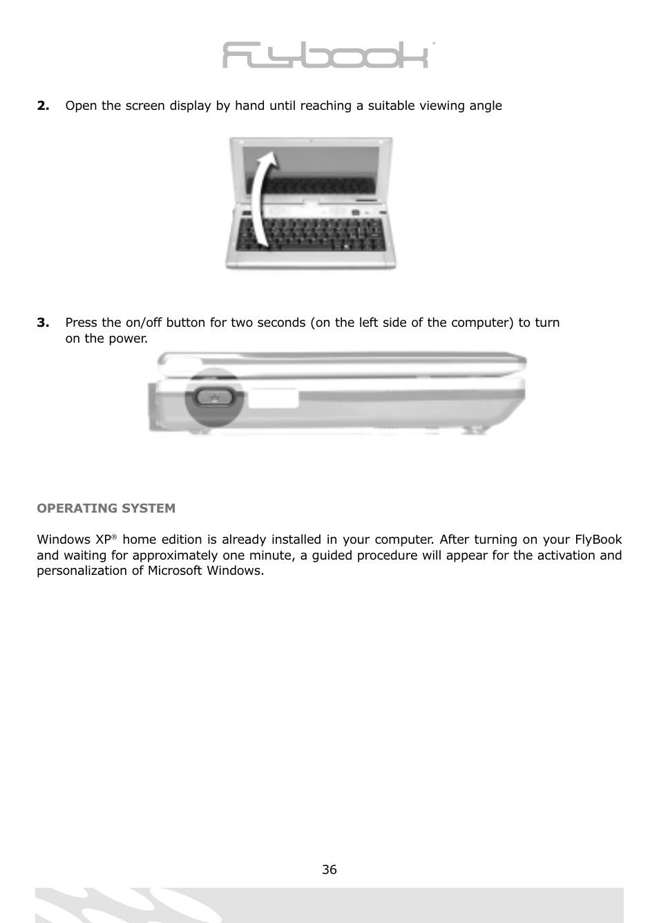 Dialogue Tech Flybook 3G Notebook PC User Manual | Page 36 / 84