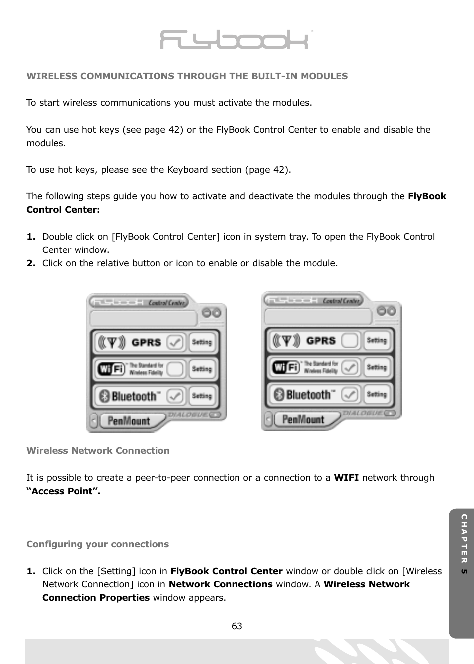 Dialogue Tech Flybook 3G Notebook PC User Manual | Page 63 / 84