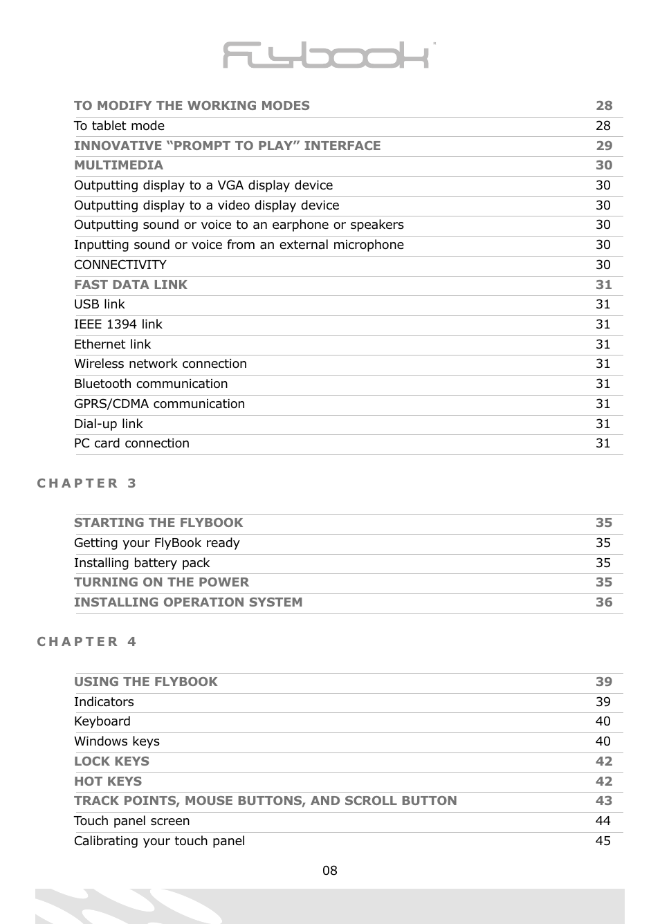 Dialogue Tech Flybook 3G Notebook PC User Manual | Page 8 / 84