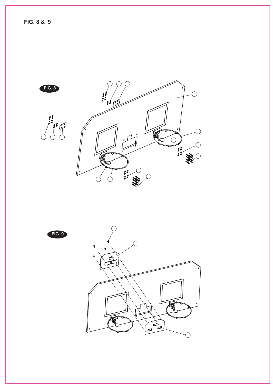 17 fig. 8 & 9 | Medal Sports SH58101 User Manual | Page 18 / 21