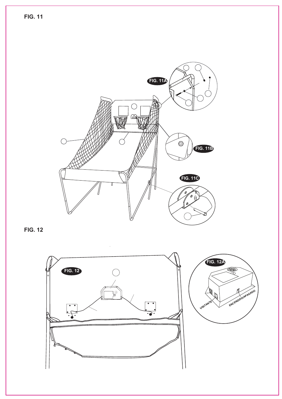 19 fig. 11, Fig. 12 | Medal Sports SH58101 User Manual | Page 20 / 21