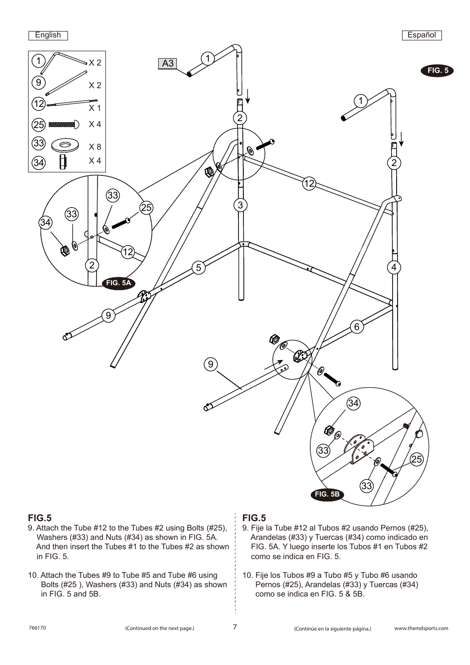 Medal Sports CS1358408/766170 User Manual | Page 8 / 18