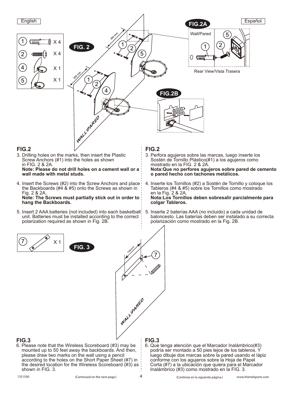 Medal Sports AM1351500 User Manual | Page 5 / 7