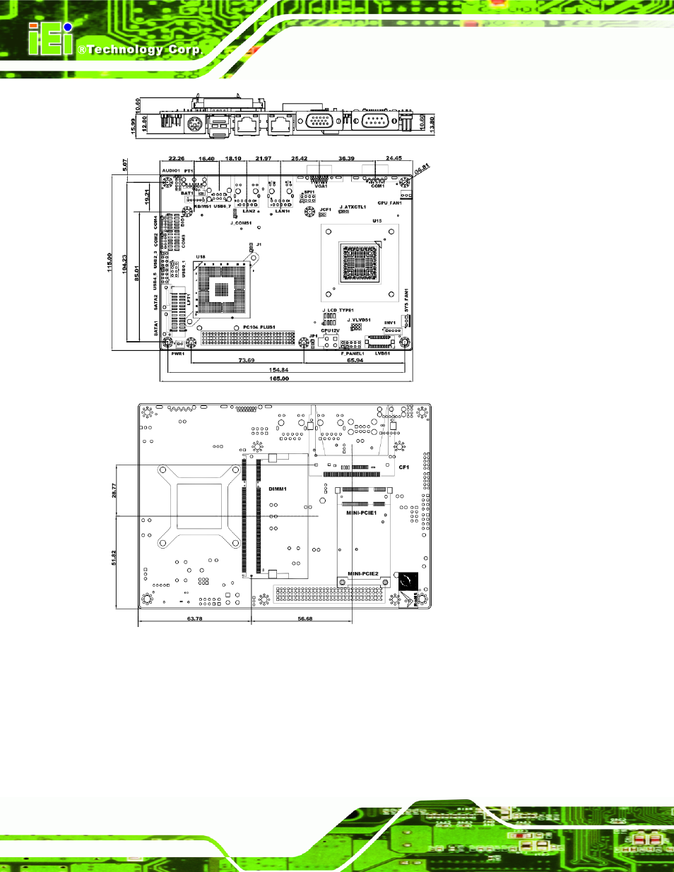 Figure 1-3: nano-pv-d510a dimensions (mm) | Dialogue Tech NANO-PV-D510A User Manual | Page 18 / 169