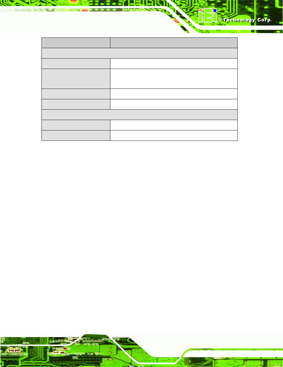 Table 1-1: technical specifications | Dialogue Tech NANO-PV-D510A User Manual | Page 21 / 169