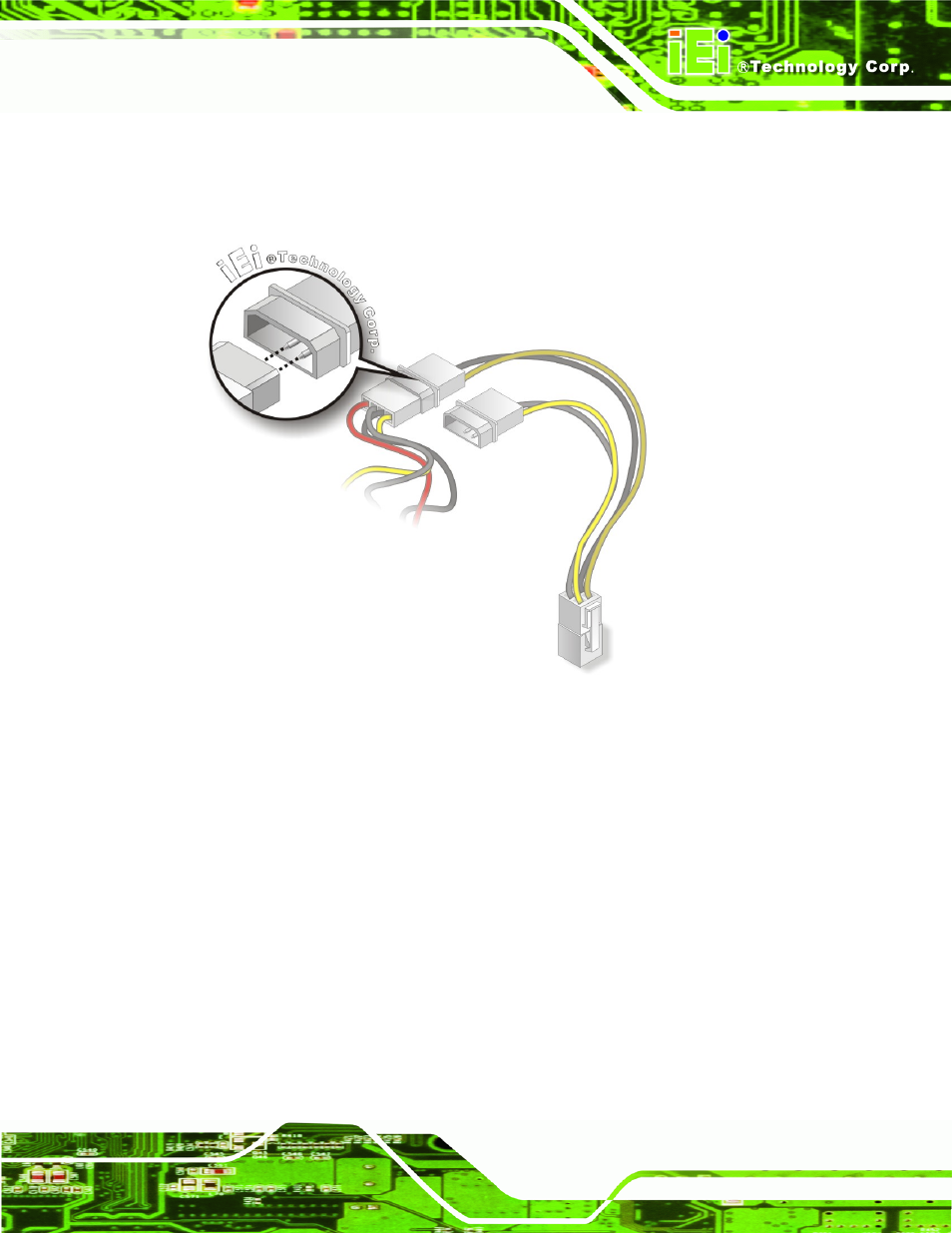 2 audio cable installation, Figure 4-12: connect power cable to power supply | Dialogue Tech NANO-PV-D510A User Manual | Page 65 / 169