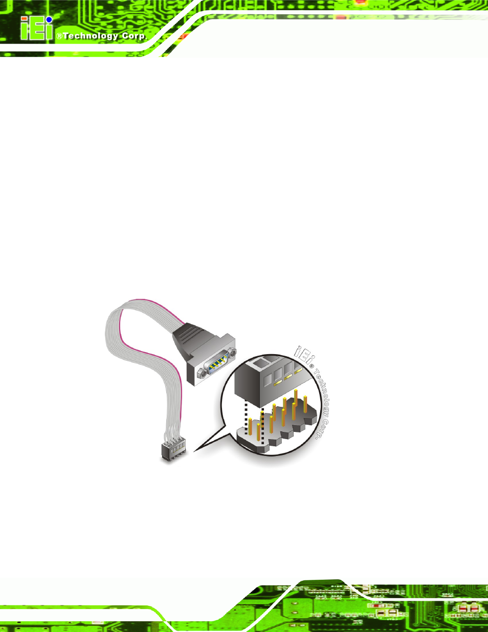 4 single rs-232 cable (w/o bracket), Figure 4-15: single rs-232 cable installation | Dialogue Tech NANO-PV-D510A User Manual | Page 68 / 169