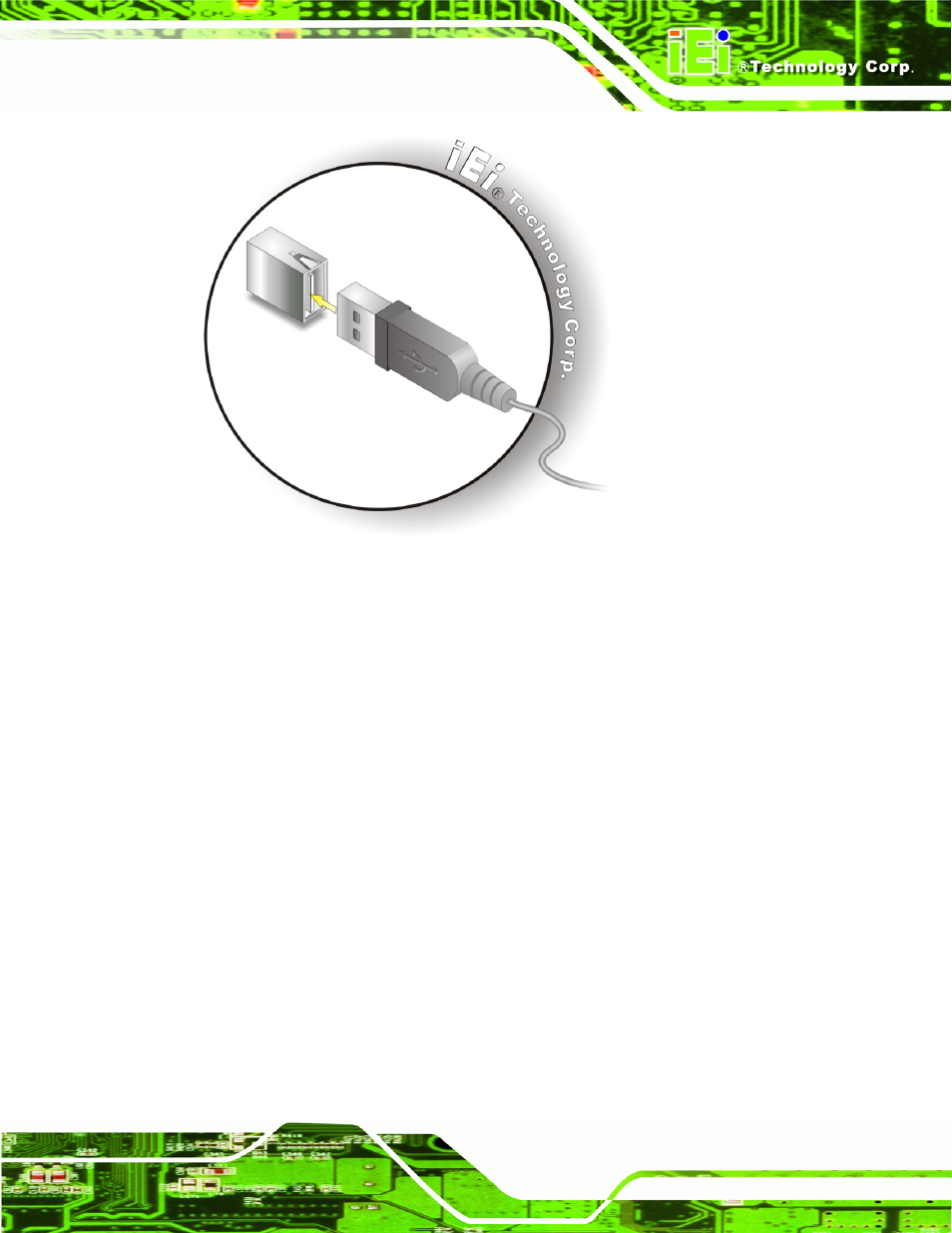 5 vga monitor connection, Figure 4-19: usb connector | Dialogue Tech NANO-PV-D510A User Manual | Page 73 / 169