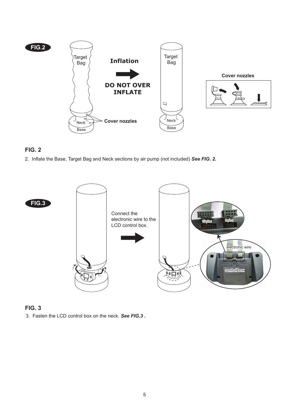 Fig.3 fig.2 fig. 3, Fig. 2, Inflation | Do not over inflate | Medal Sports BJ1451516 User Manual | Page 6 / 9