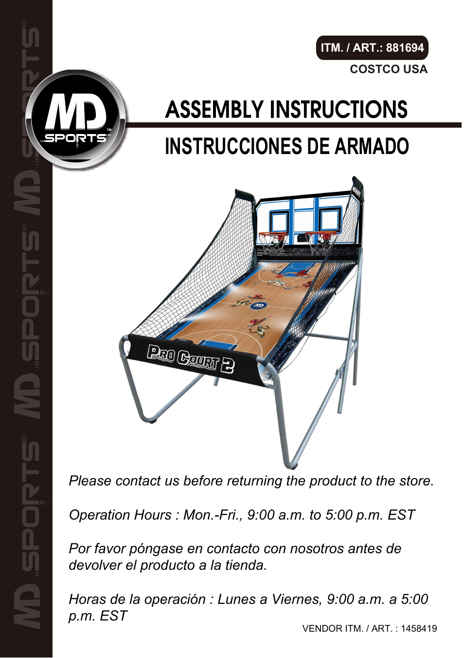 Medal Sports COUS1458419/881694 User Manual | 18 pages