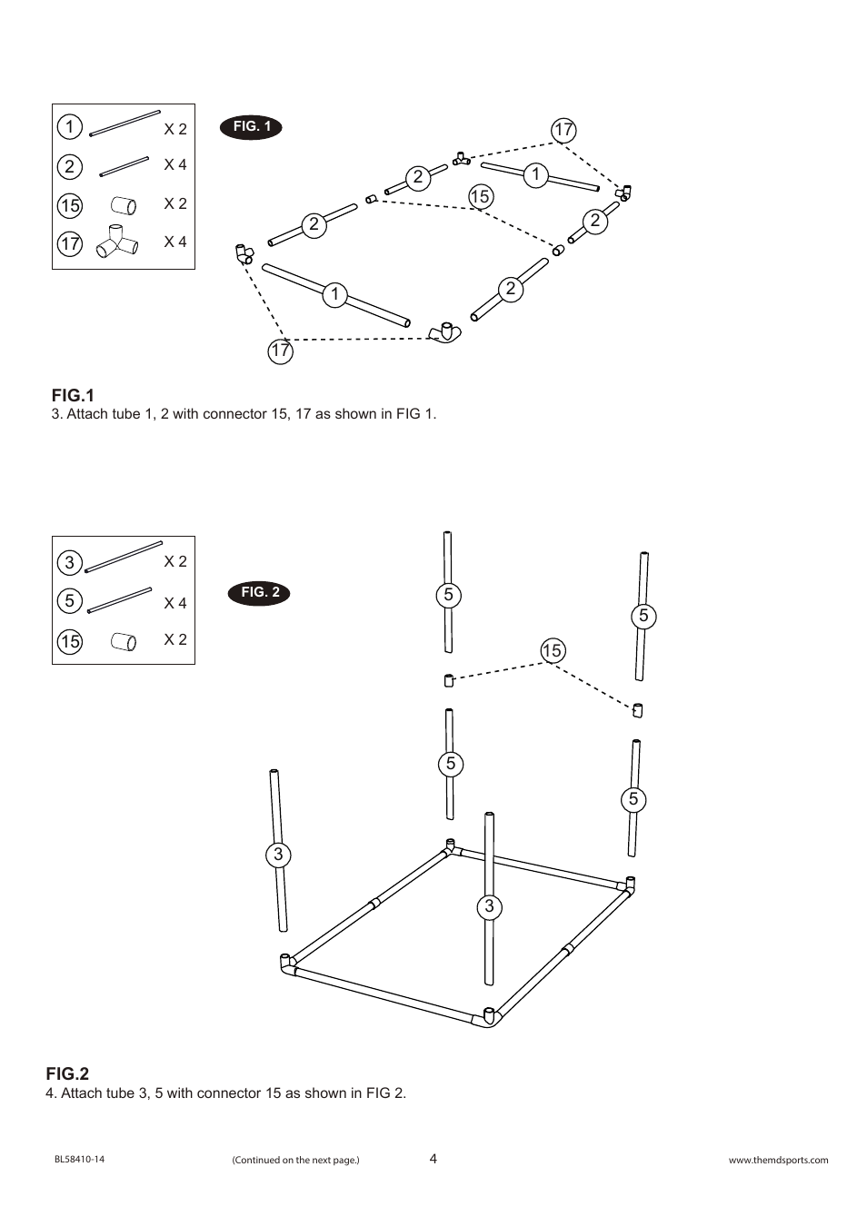 Medal Sports BL58410-14 User Manual | Page 5 / 12