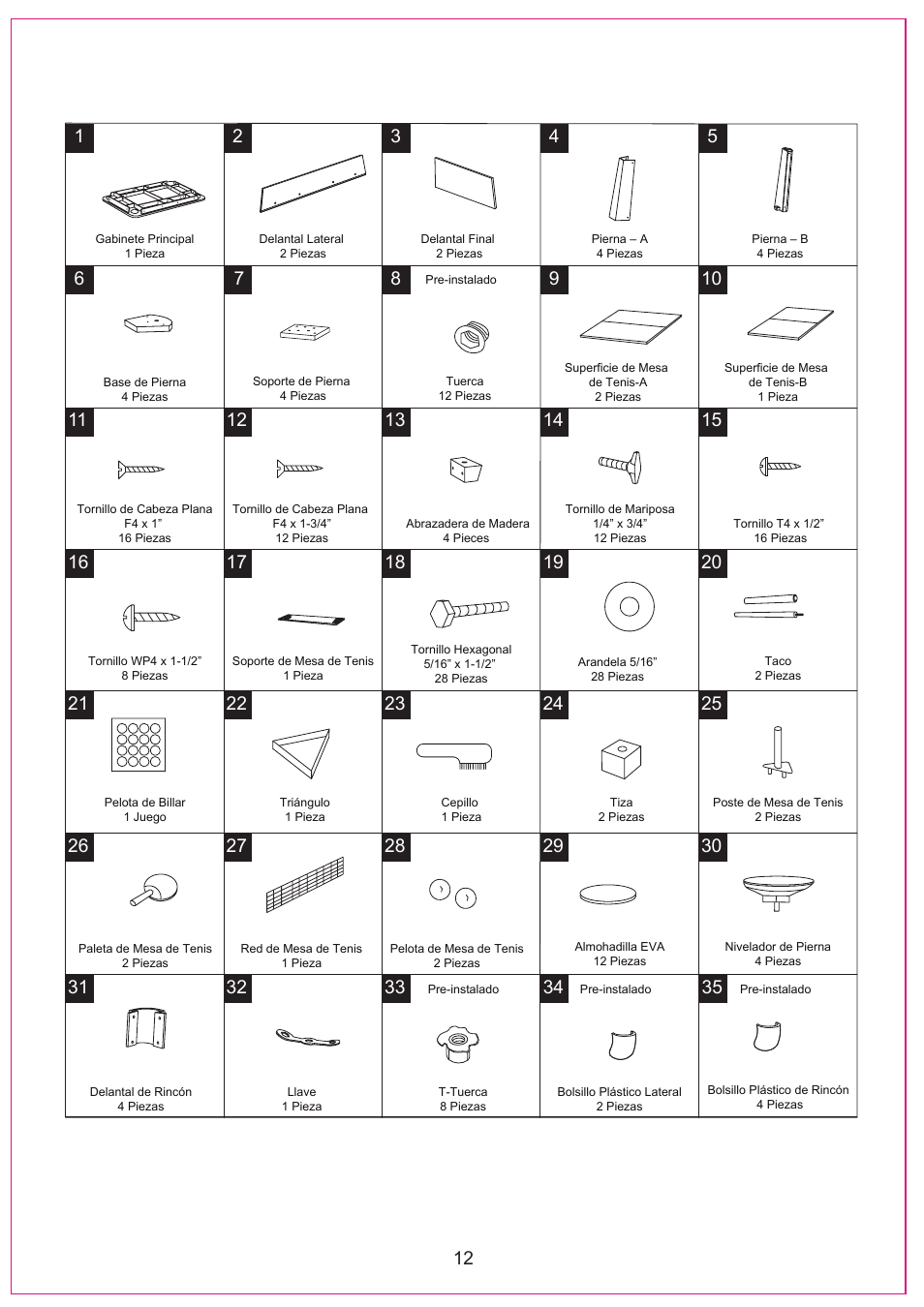 Medal Sports SH39004 User Manual | Page 13 / 19