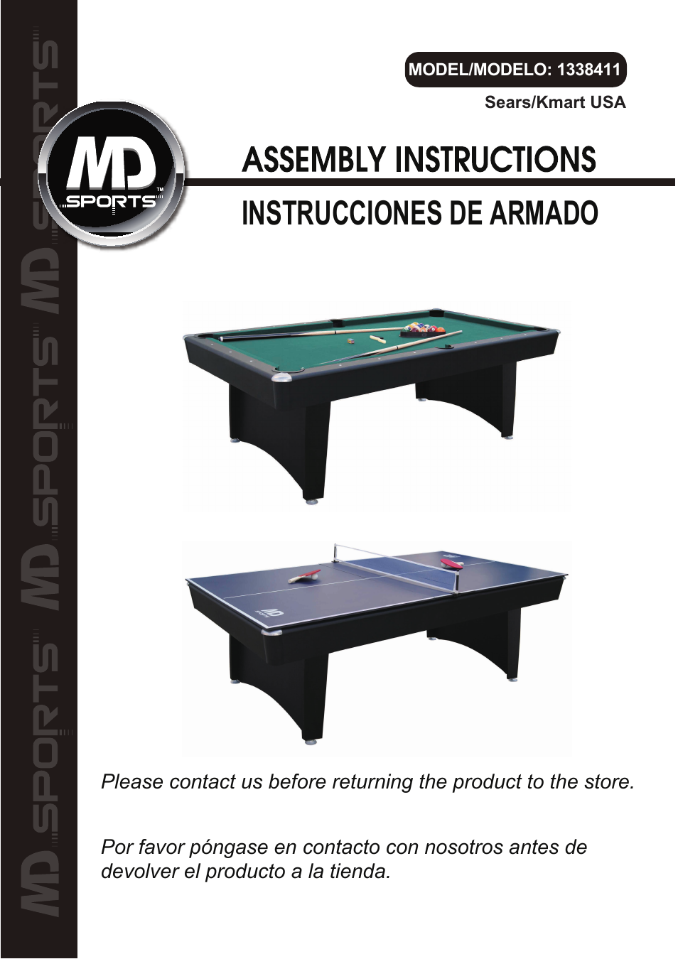 Medal Sports SH1338411 User Manual | 8 pages