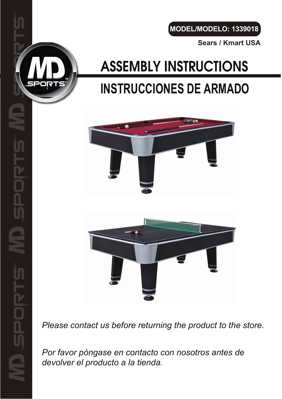 Medal Sports SH1339018 User Manual | 10 pages