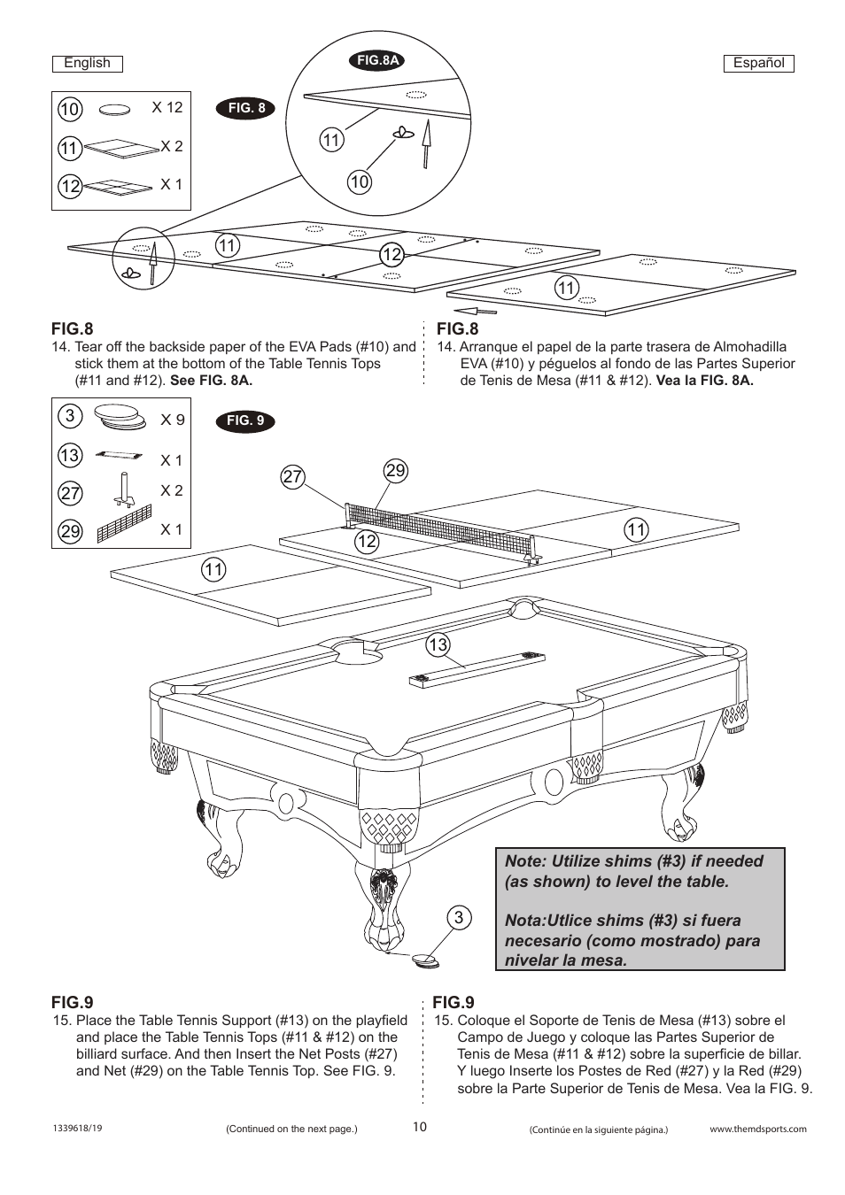 Medal Sports SH1339618 User Manual | Page 11 / 15