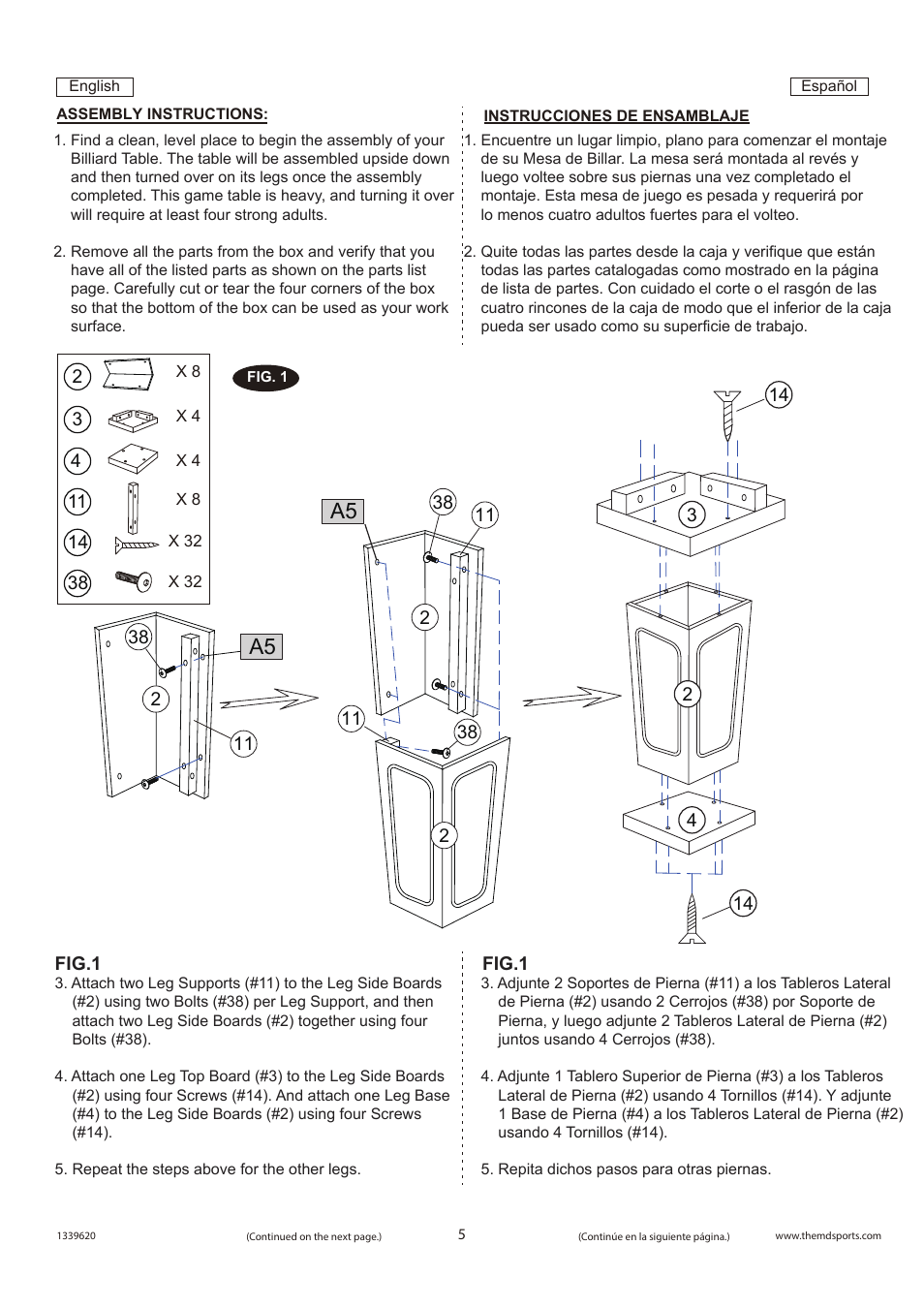 Medal Sports SH1339620 User Manual | Page 6 / 12