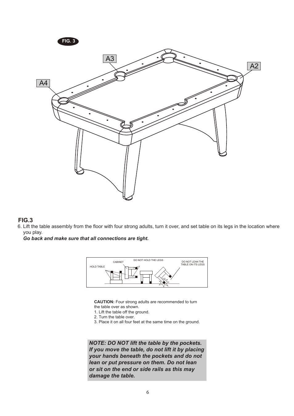 A3 a2 a4, Fig.3 | Medal Sports BL38410 User Manual | Page 7 / 8