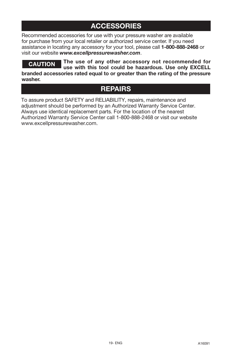 DeVillbiss Air Power Company Devap DVH3000 User Manual | Page 19 / 60
