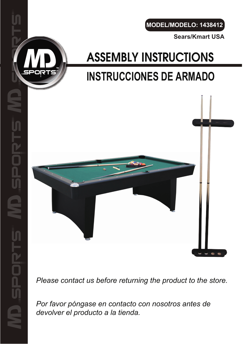 Medal Sports SH1438412 User Manual | 8 pages