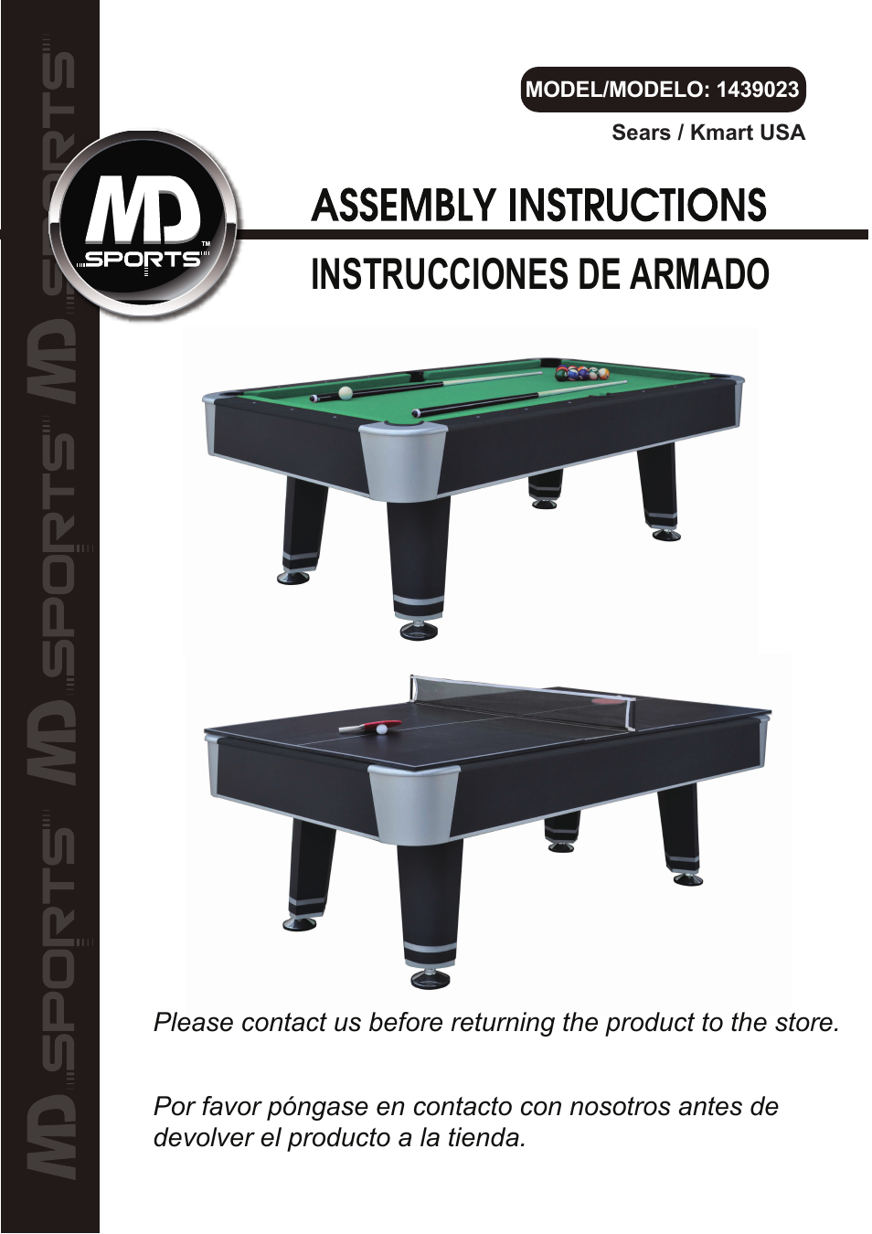 Medal Sports SH1439023 User Manual | 10 pages