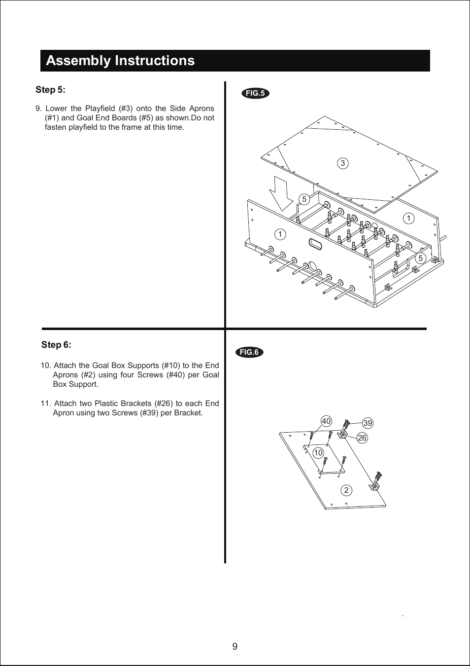 Assembly instructions | Medal Sports YSLSUIG3003/AC25800 User Manual | Page 10 / 13