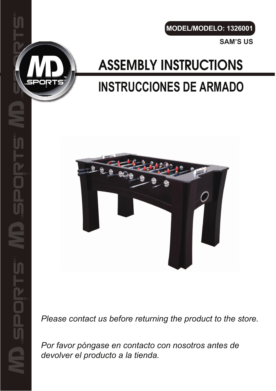 Medal Sports SMUS1326001 User Manual | 12 pages