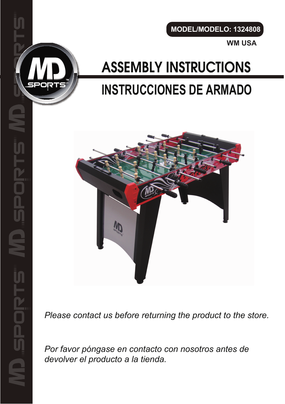 Medal Sports WMUS1324808 User Manual | 10 pages