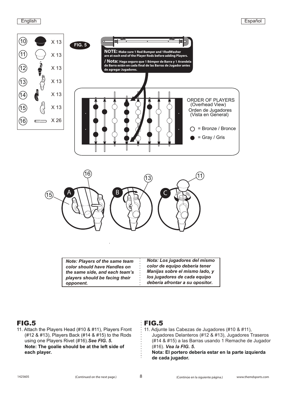 Ab c, Fig.5 | Medal Sports SMUS1425605 User Manual | Page 9 / 10