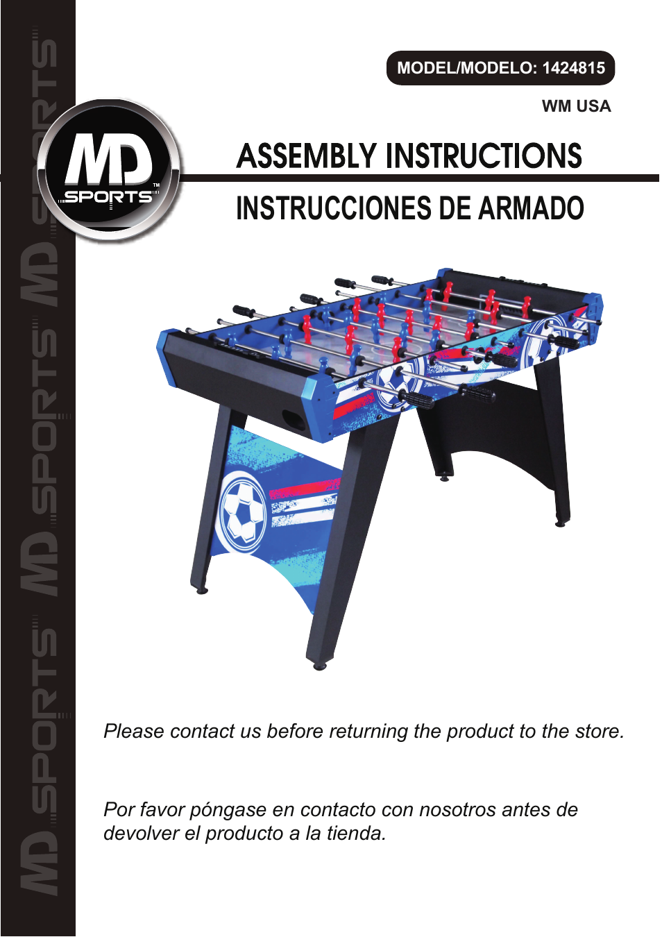 Medal Sports WMUS1424815 User Manual | 10 pages