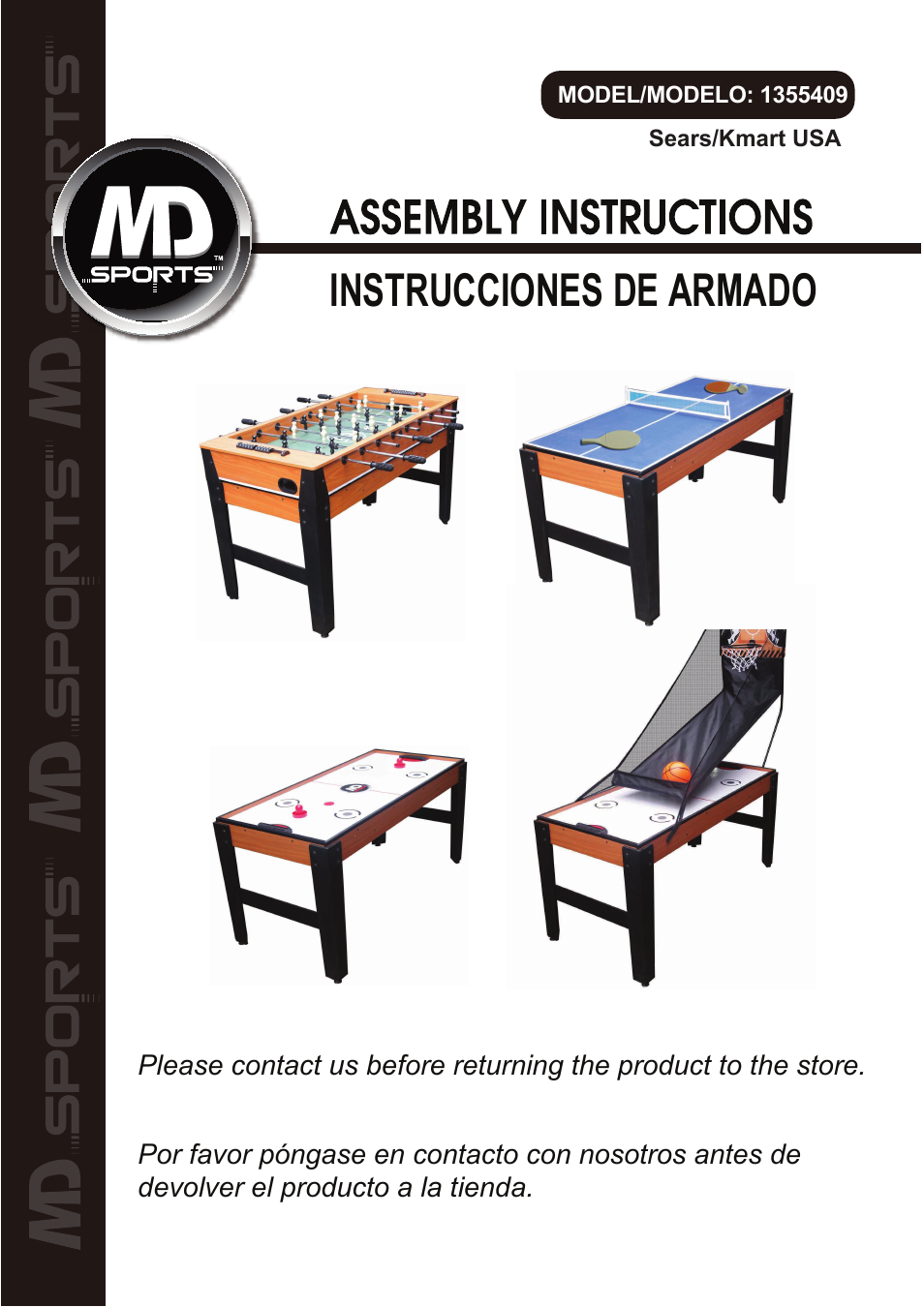 Medal Sports SH1355409 User Manual | 13 pages