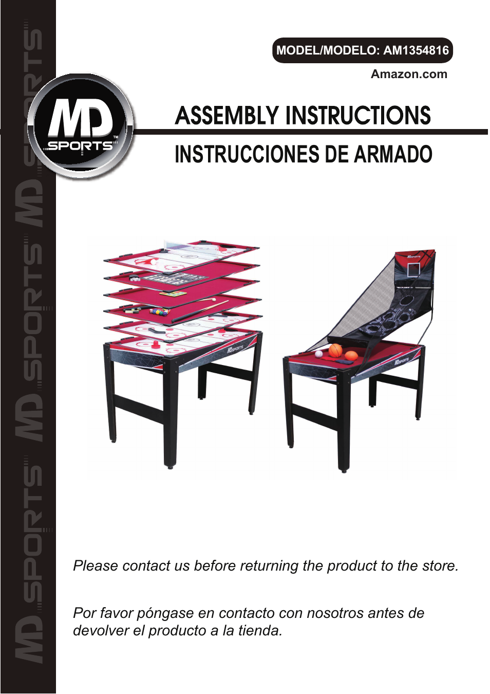 Medal Sports AM1354816 User Manual | 13 pages