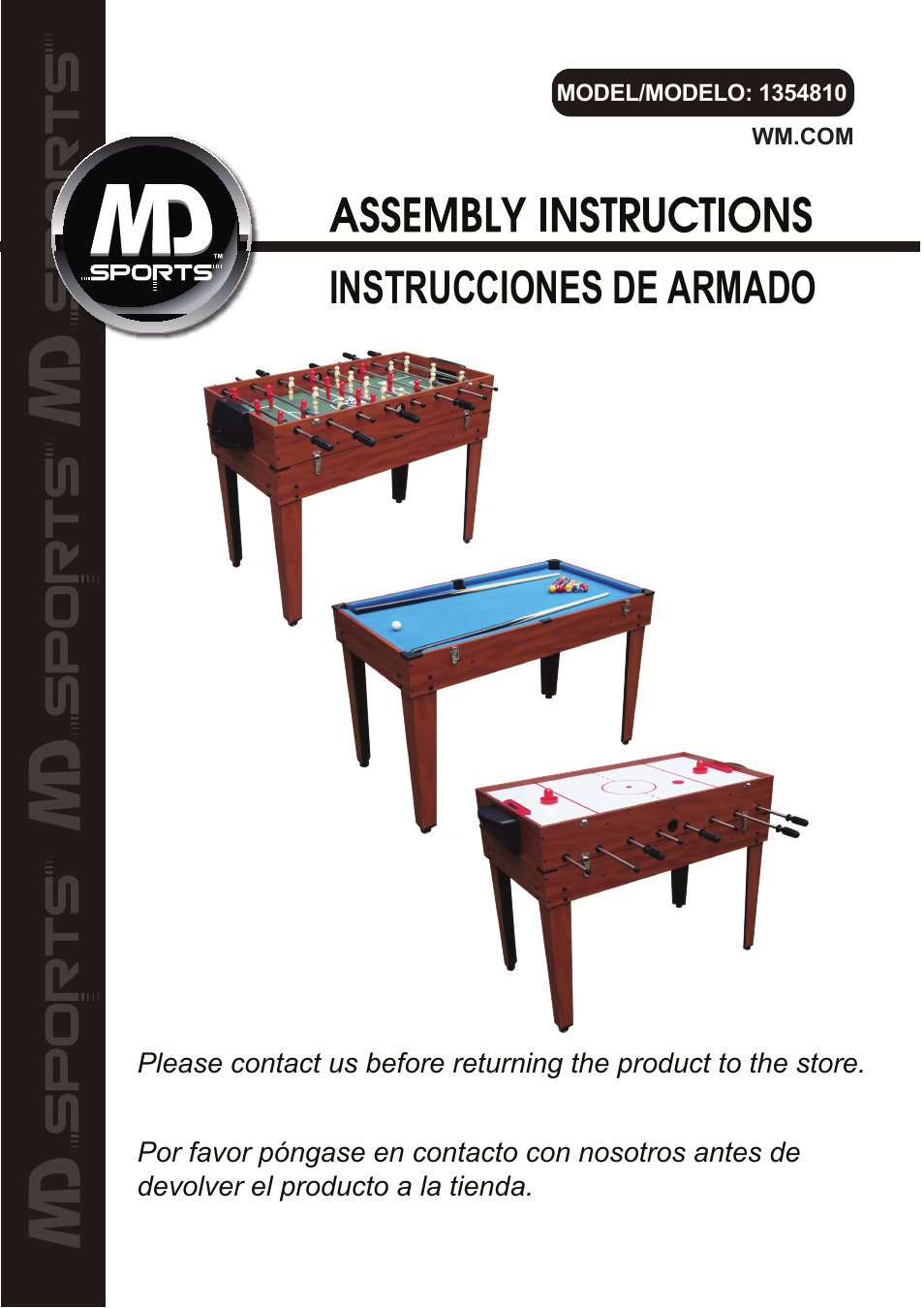 Medal Sports WM.COM1354810 User Manual | 11 pages