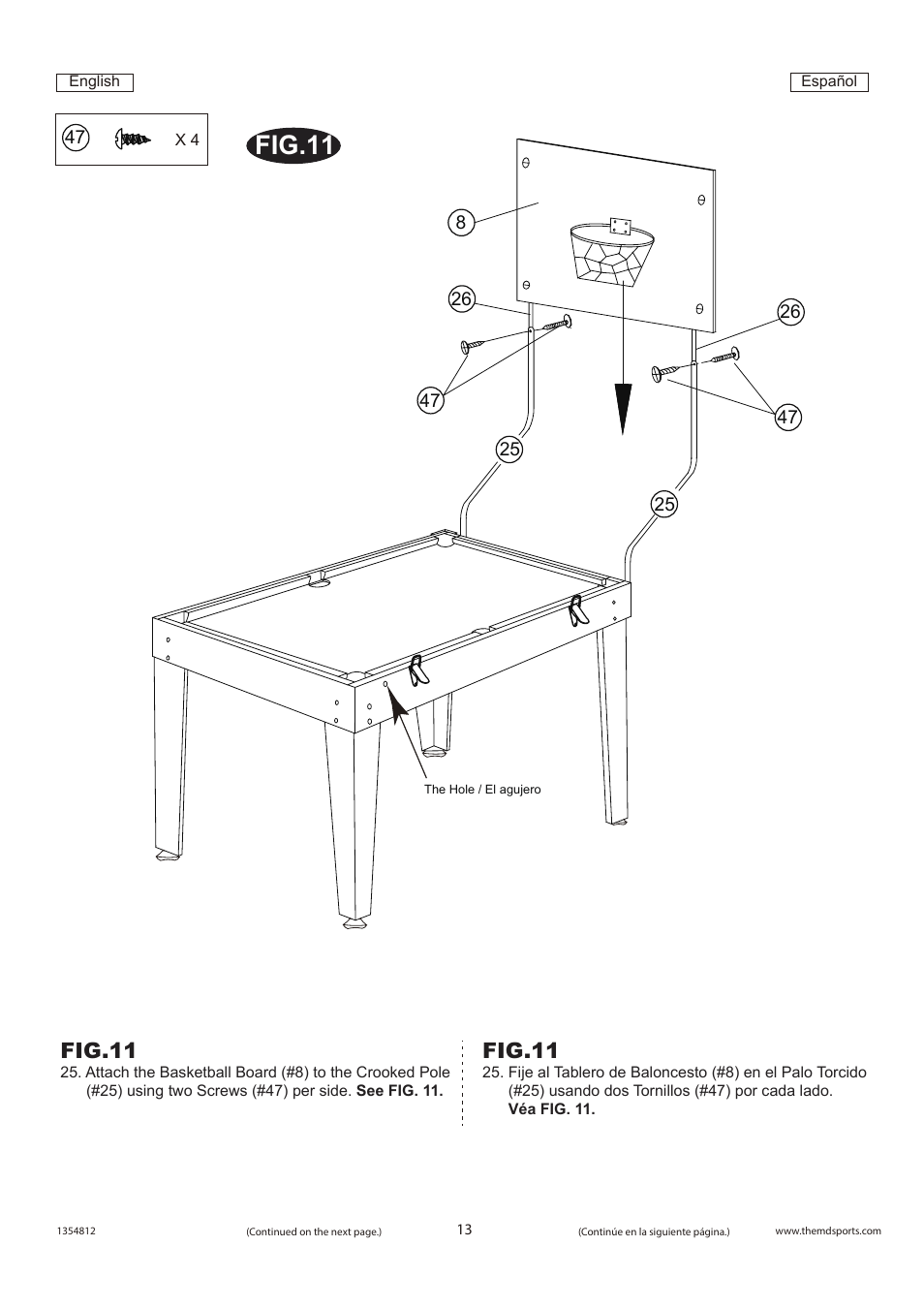 Fig.11 | Medal Sports WMUS1354812 User Manual | Page 14 / 16