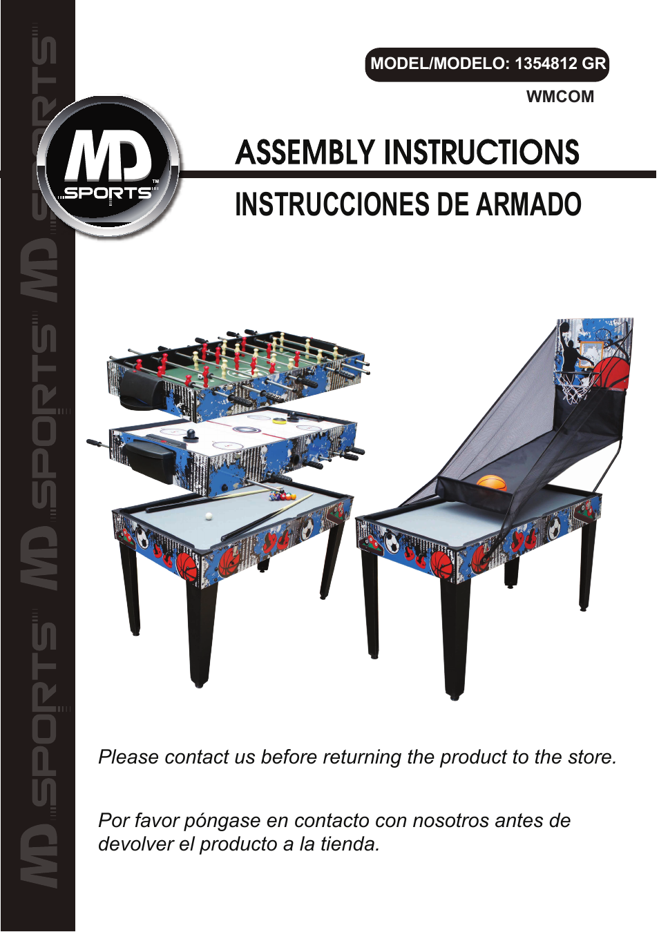 Medal Sports WM.com 1354812 GR User Manual | 13 pages