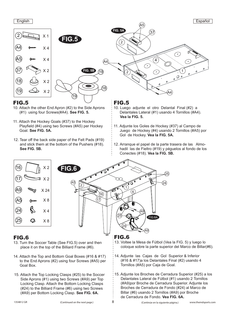 Fig.5 fig.6, Fig.5, Fig.6 | Medal Sports WM.com 1354812 GR User Manual | Page 9 / 13