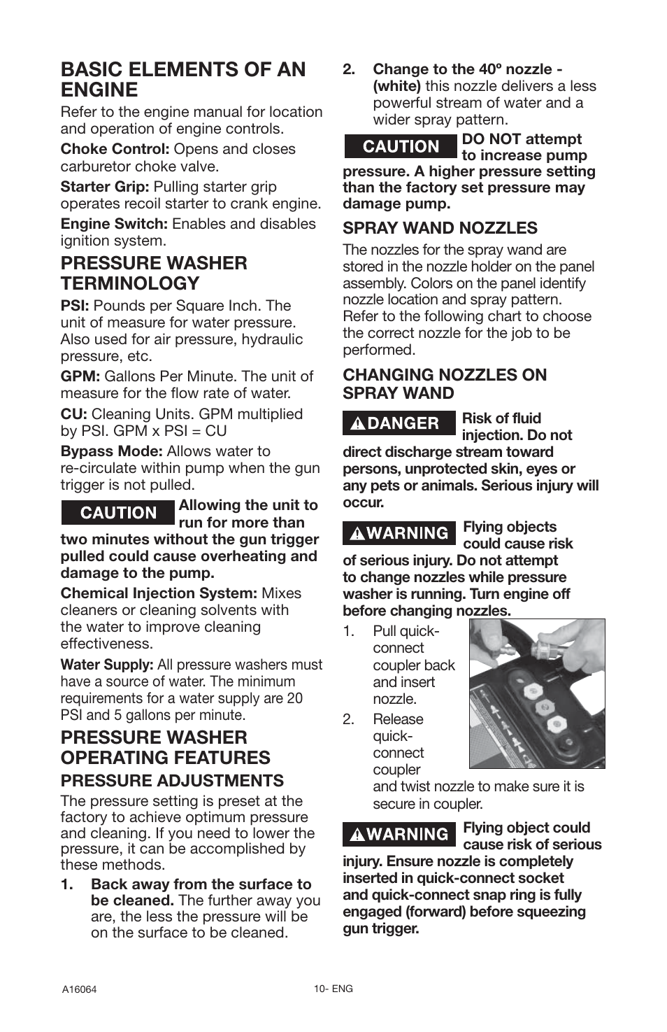 Basic elements of an engine | DeVillbiss Air Power Company DVH2600 User Manual | Page 10 / 56