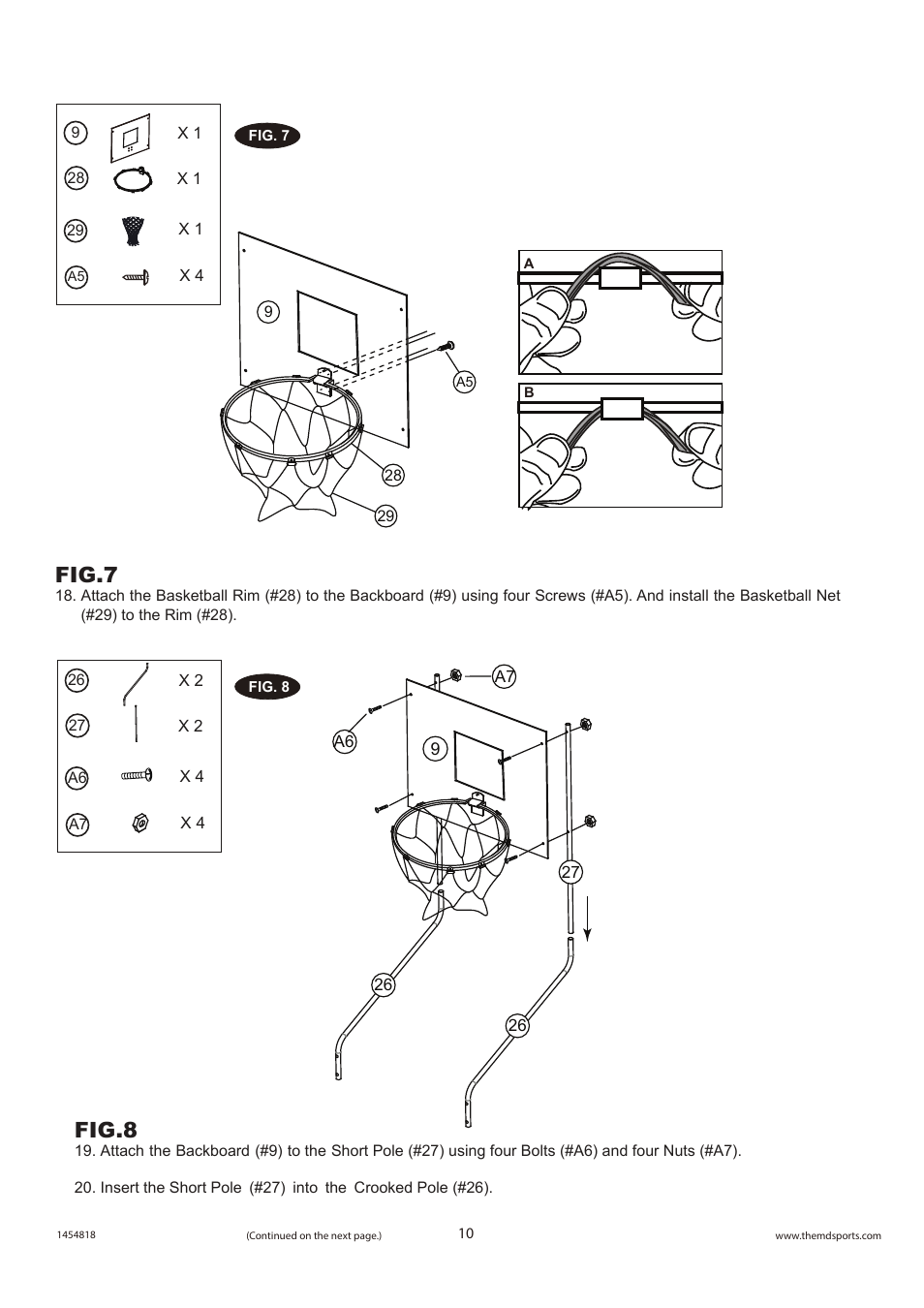 Fig.7, Fig.8 | Medal Sports FH1454818 User Manual | Page 11 / 13