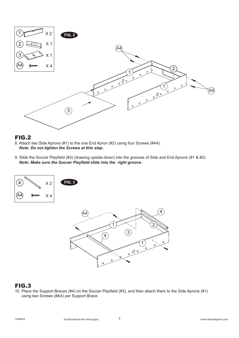 Fig.2, Fig.3 | Medal Sports FH1454818 User Manual | Page 8 / 13