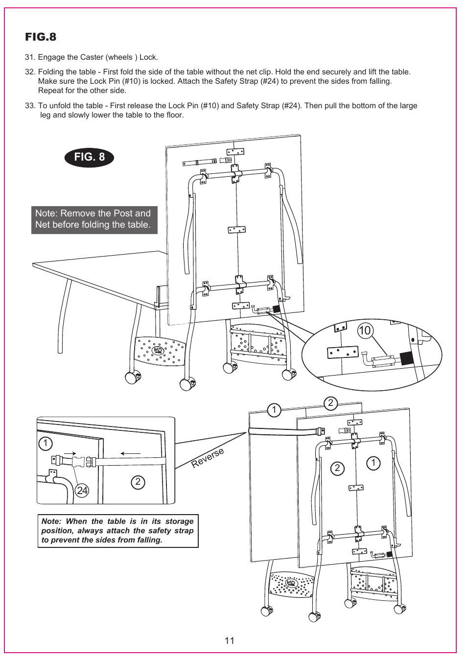 Fig.8, Fig. 8 | Medal Sports DH44109 User Manual | Page 12 / 15