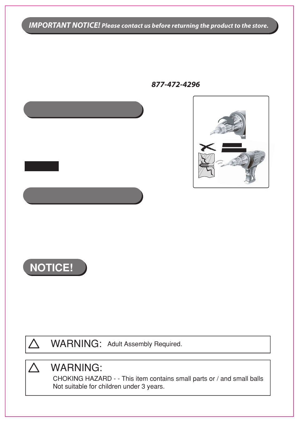 Tools required: assembly tips | Medal Sports DH44109 User Manual | Page 3 / 15