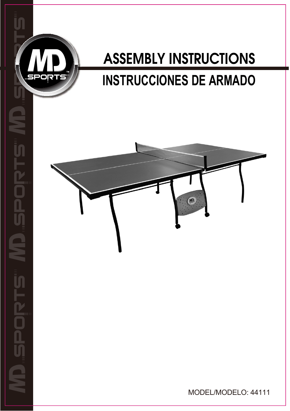 Medal Sports SH44111 User Manual | 23 pages