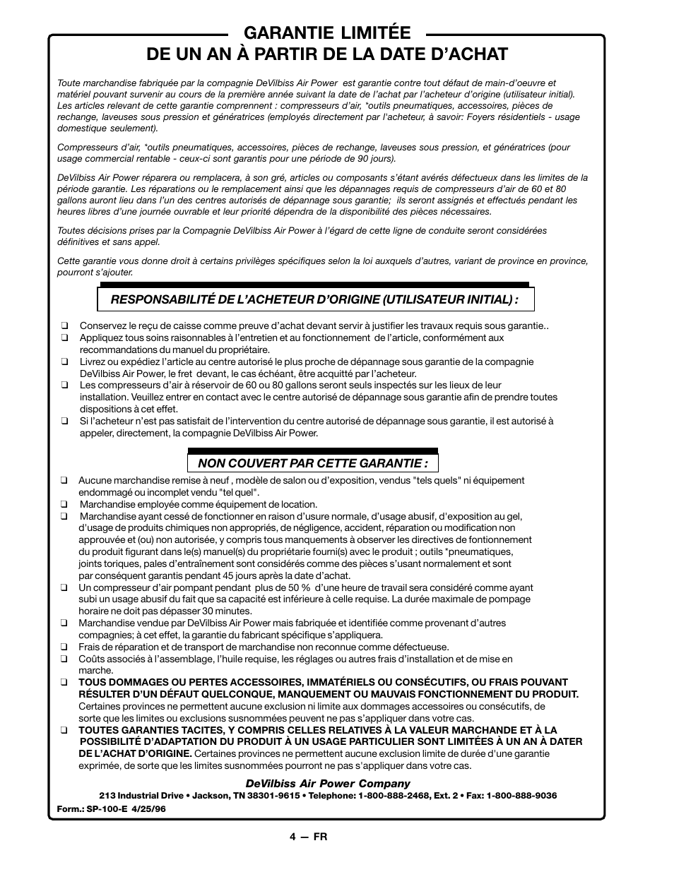 DeVillbiss Air Power Company MGAT-1 User Manual | Page 8 / 12